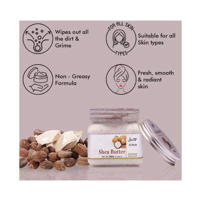 Jeva Shea Butter Deep Cleansing and Moisturizing Scrub 380 ml - Scrubs & Exfoliants