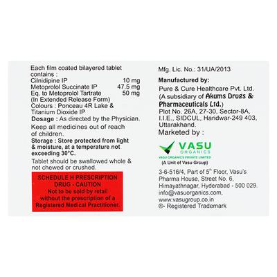 CILDIPIN M Tablet 10's - Hypertension-Bet