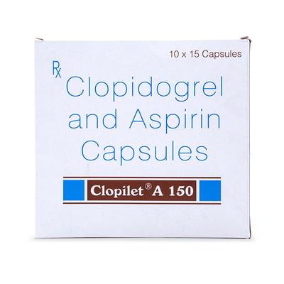 CLOPILET A 150 Capsule 15's - Blood Clot-Ant