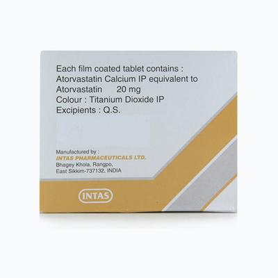 Lipicure 20mg Tablet 15'S - High Cholesterol-Dys