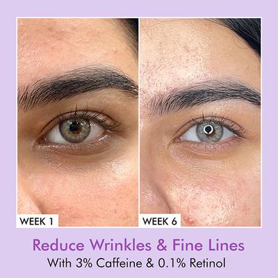 Mcaffeine 3% Caffeine and 0.1% Retinol Anti-Ageing Under Eye Serum, Reduces Wrinkles and Fine Lines 15 ml - Under Eye Creams & Serums