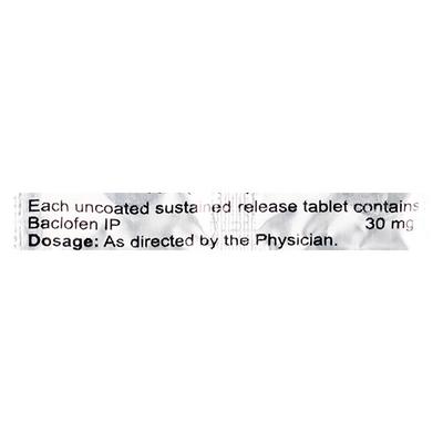 BACRITE 30 XR Tablet 10's - Muscle Cramps/Spasticity-Mus