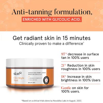 SkinQ Glow Bright Wonder Mask 60 gm - Face Packs