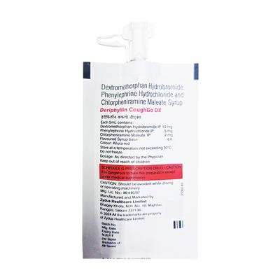 DERIPHYLLIN COUGHGO DX SUGAR FREE STRAWBERRY FLAVOUR Siplet 10ml - Cough And Cold-Cou