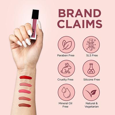 ENN Transferproof Matte Liquid Lipstick - Berry Vodka 1.5 ml - Liquid Lipsticks