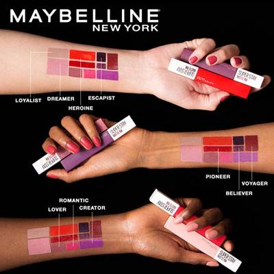 Maybelline New York Super Stay Matte Ink Liquid Lipstick, 45 Escapist 5 ml - Lipsticks