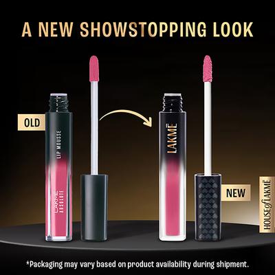 Lakme Absolute Sheer Lip Mousse 204 Fuchsia Fantasy 4.6 gm - Lipsticks