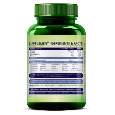 Vlado's Himalayan Organics Probiotics 50 Billion CFU with Prebiotics Veg Capsules 60's - Digestive Health