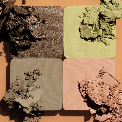 Huda Beauty Glowish Micro Mini Natural Eyeshadow Palette - Moss 4 gm - Eye Shadow Palettes