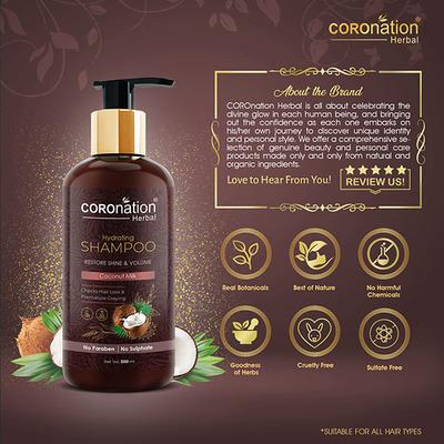 COROnation Herbal Coconut Milk Shampoo 300 ml - Shampoos