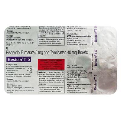BESICOR T 5 Tablet 15's - Hypertension-Ana