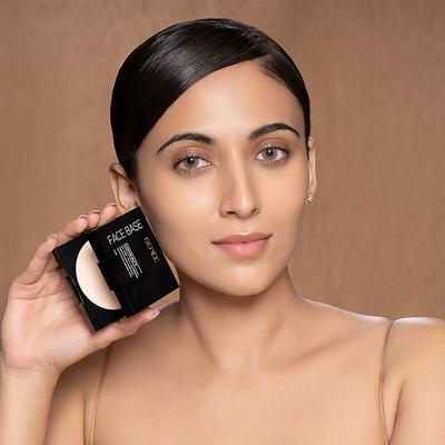 RENEE Face Base Compact - Walnut Beige 9 gm - Compact Powder