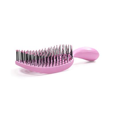 NuWay 4HAIR U.S. Patented Detangler Hair Brush for Men, Women & Kids - Light Pink - JuniorC 1s 1's - Hair Brushes
