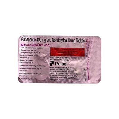 Doloneuron NT 400 Tablet 10's - Neuropathic Pain-Dru