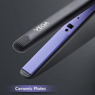 VEGA Professional Mighty Mini Hair Straightener, Black (VPVHS-10) 1's - Hair Dryers