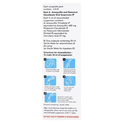 Bactoclav DS 457 Dry Syrup 30ml - Bacterial Infections-Pen