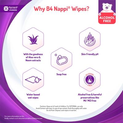 Curatio B4 Nappi Wipes 30's - Diapers & Wipes