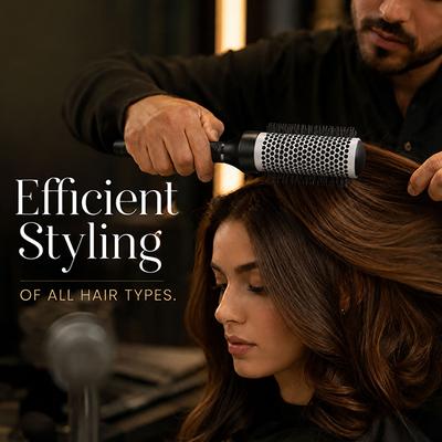 Vega Professional Ceramix Shine Blow Dry Round Hair Brush 43Mm For Men & Women (Vpphb-03) - Hair Brushes