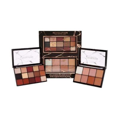 Makeup Revolution Reloaded Golden Sugar Eye & Face Palette Set 32.5 gm - Eye Shadow Palettes