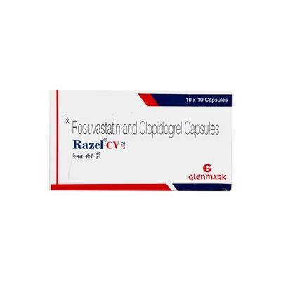 Razel CV 20/75mg Capsule 10'S - High Cholesterol-Dys