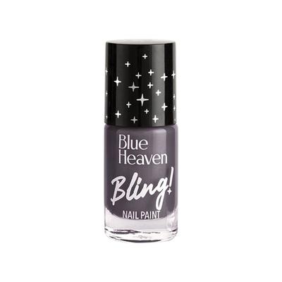 Blue Heaven Bling Nail Paint, Stormy Grey-12 8 ml - Nail Polish