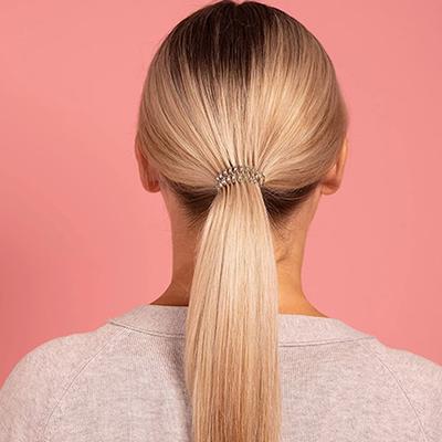 Invisibobble Slim Hanging Pack Chrome Sweet Chrome 3's - Hair Clips/Bands