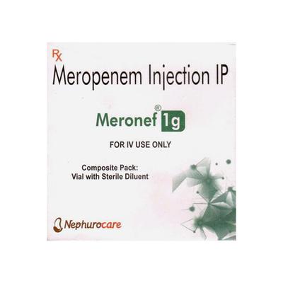 MERONEF 1gm Injection 1's - Bacterial Infections-OBL