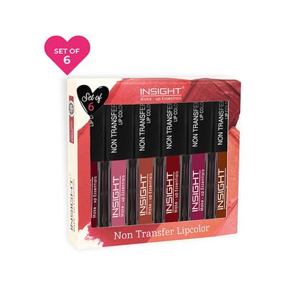 Insight Cosmetics Non Transfer Lipcolor 6's - Liquid Lipsticks