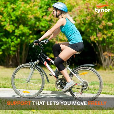 Tynor Knee Cap Air (S) - Black & Orange - Knee/Ankle/Leg/Foot Supports