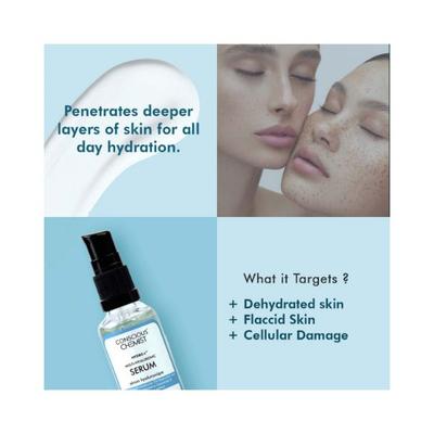 Conscious Chemist Hydrating & Plumping Serum 3% Multi-Molecular Hyaluronic Acid Serum 15 ml - Face Serum