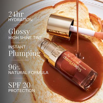 RAS Luxury Skincare Super Plump Lip Oil Gloss - Hazelnut Glow 9 ml - Lip Glosses