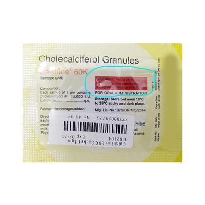 Calshine 60K Sachet 1gm - Supplements-Vit