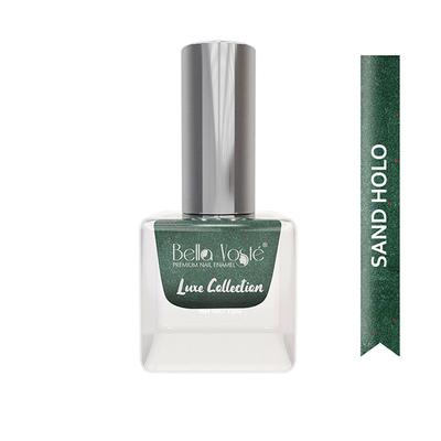 Bella Voste Sand Holo Nail Paints Forest Green - 411 10 ml - Nail Polish