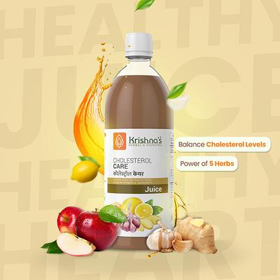 Krishna's Herbal & Ayurveda Cholesterol Care Juice 500 ml - Ayurvedic Juices