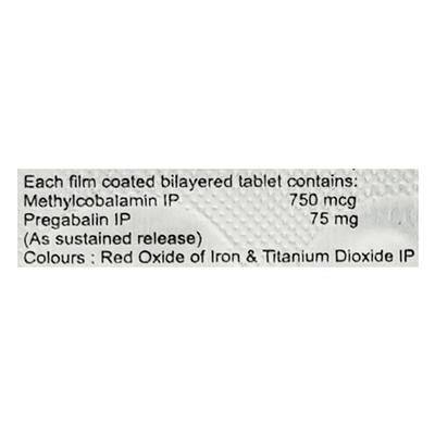 NERVILIFT P SR Tablet 10's - Neuropathic Pain-Dru