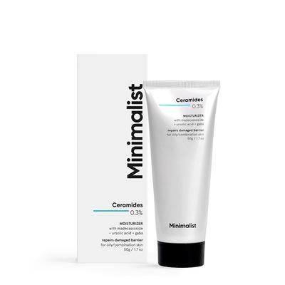 Minimalist Ceramides 0.3% + Madecassoside Strengthens and repair Skin Barrier 50 gm - Face Moisturizers