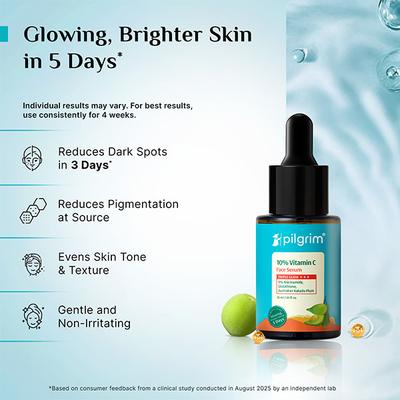 Pilgrim 10% Vitamin C Face Serum For Daily Brightness 30 ml - Face Mists