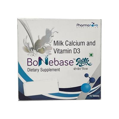BONEBASE MILK Tablet 15's - Supplements-Cal