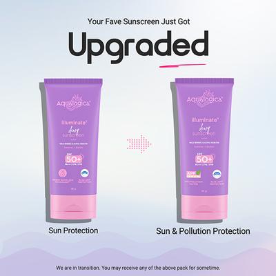Aqualogica Illuminate+ Dewy Sunscreen SPF 50+ PA++++ 80 gm - Face Sunscreen
