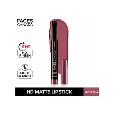 Faces Canada Ultime Pro HD Intense Matte Lips + Primer - Wine Shot 26 1.4gm - Lip Crayons