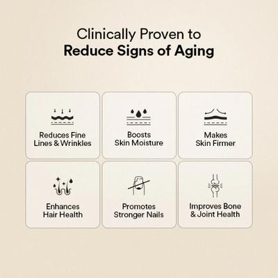 Wellbeing Nutrition Korean Marine Collagen Peptides - Blueberry Mint 120 g - Hair & Skin