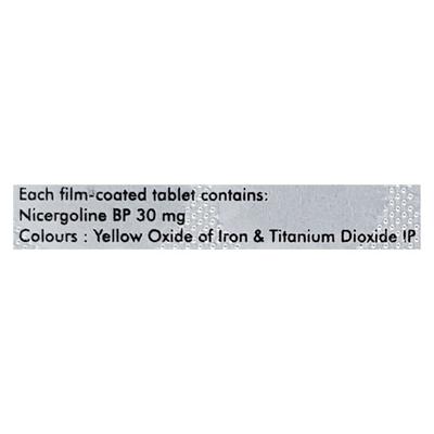 Nicerbium 30mg Tablet 10'S - Thrombotic Disorder-Per