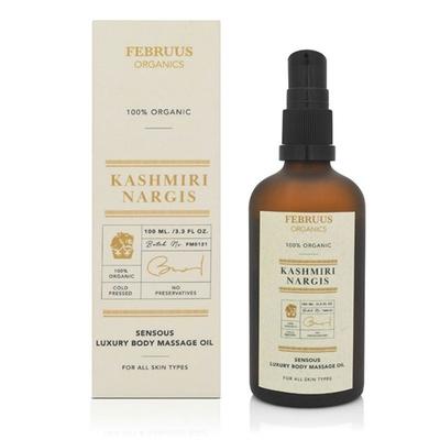 Februus Organics Sensous Luxury Body Massage Oil - Kashmiri Nargis 100 ml - Massage Oils