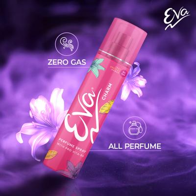 Eva No Gas Perfume Spray - Charm (Pack Of 2 x 120 ml) - Perfumes (Edt/Edp)