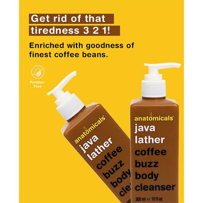 Anatomicals Coffee Buzz Body Cleanser 300 ml - Shower Gels & Body Wash