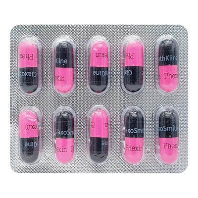 Phexin 500mg Capsule 10'S - Bacterial Infections-Cep
