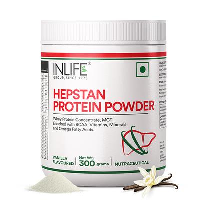 INLIFE Hepstan Protein Powder - Vanilla Flavour 300 gm - Protein Drink