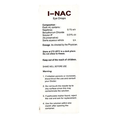 INAC Eye Drops 5ml - Eye conditions-Oph