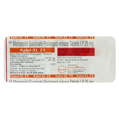 KPLOL XL 25 Tablet 10's - Hypertension-Bet