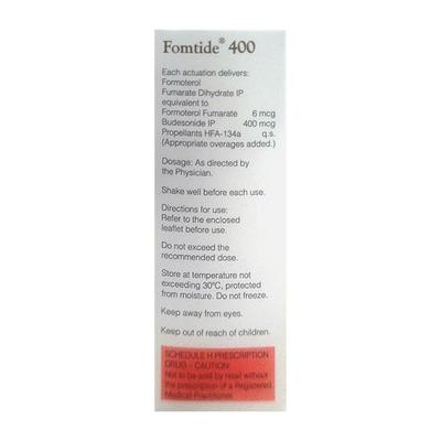 FOMTIDE 400 CFC FREE 120md Inhaler 9.2g - Asthma/COPD-Ast
